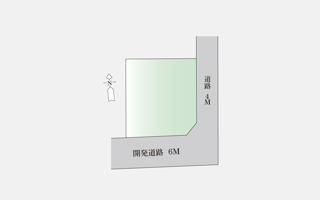 倉敷市 西富井区画割図