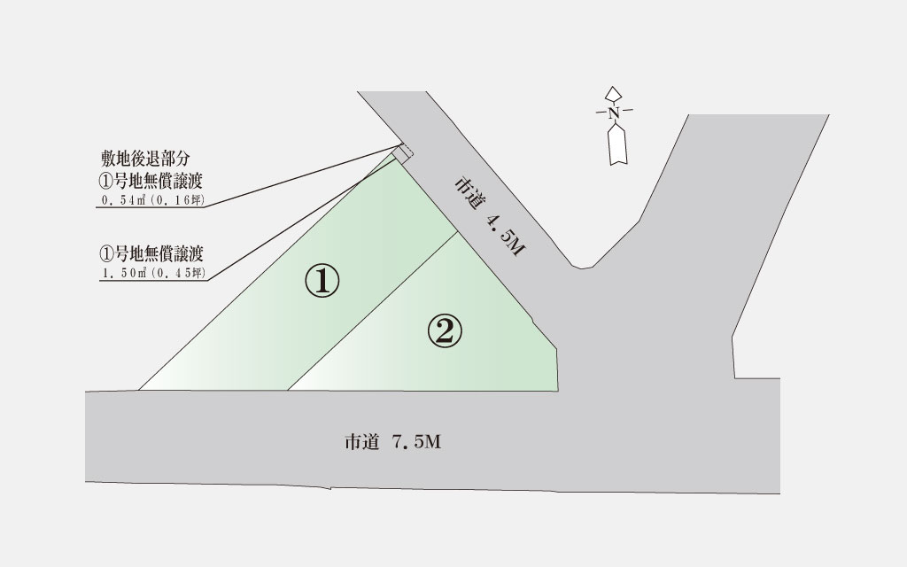倉敷市児島小川3丁目区画割図