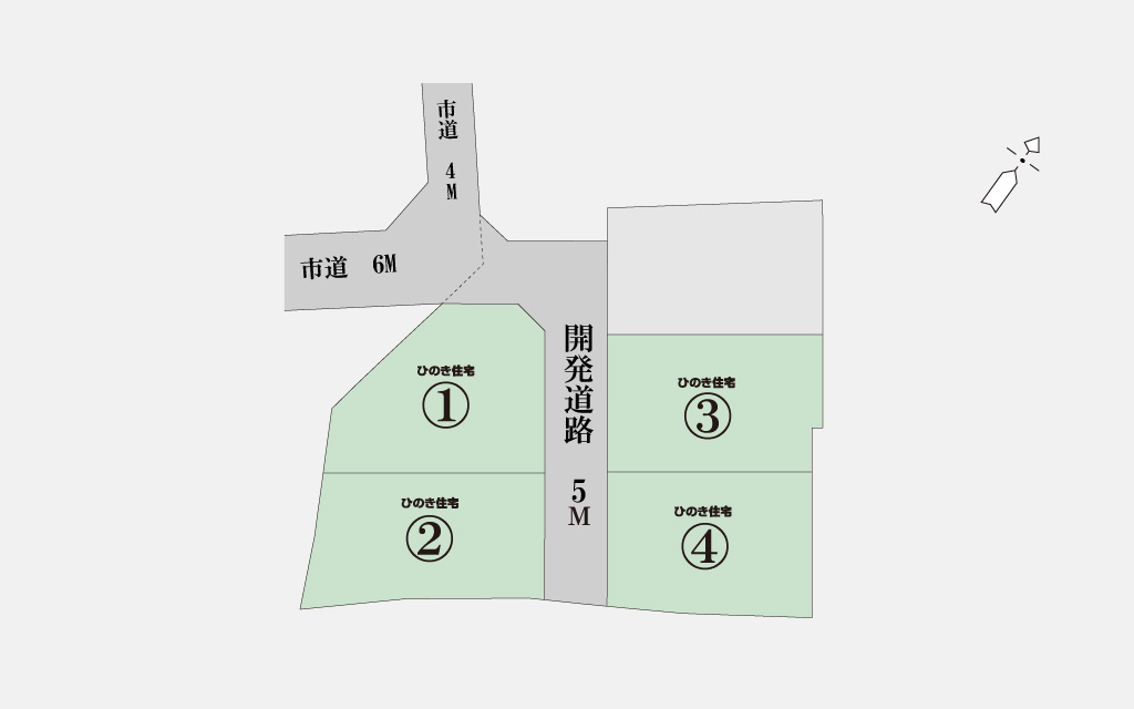 倉敷市 林区画割図