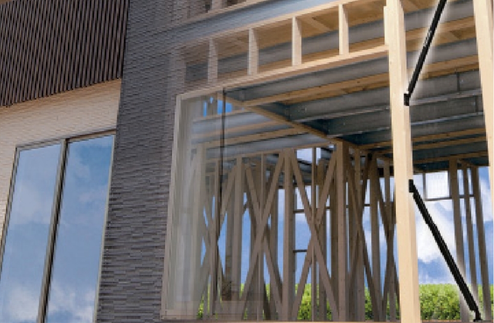 大空間・大開口も可能