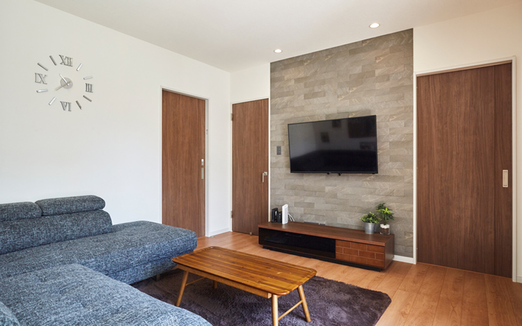 プライベートな中庭と過ごす家