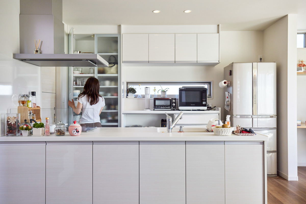 インナーガレージのある家