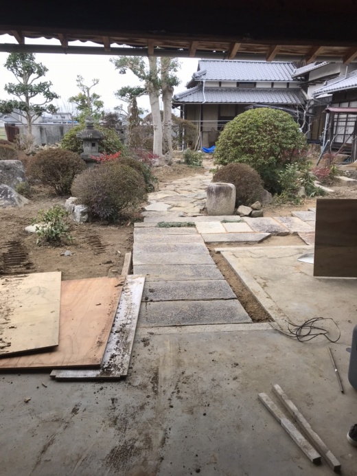庭の工事・展示場