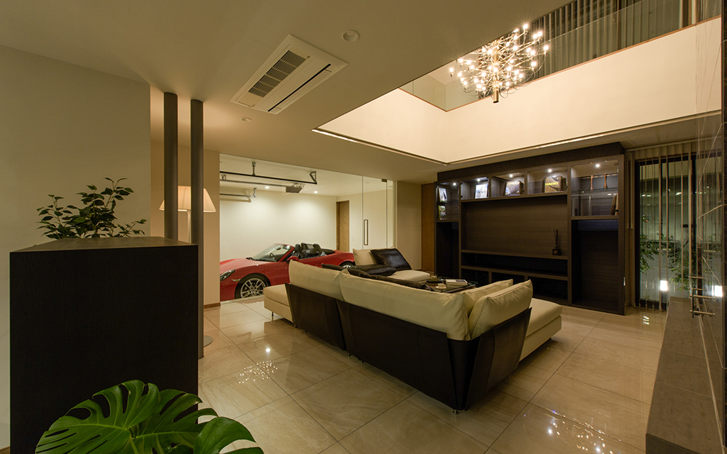 余暇と愛車を楽しむリゾートハウス