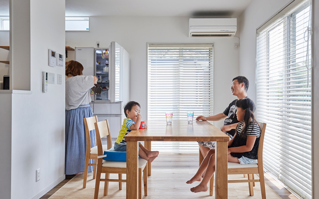 家族のふれあいを大切にした家