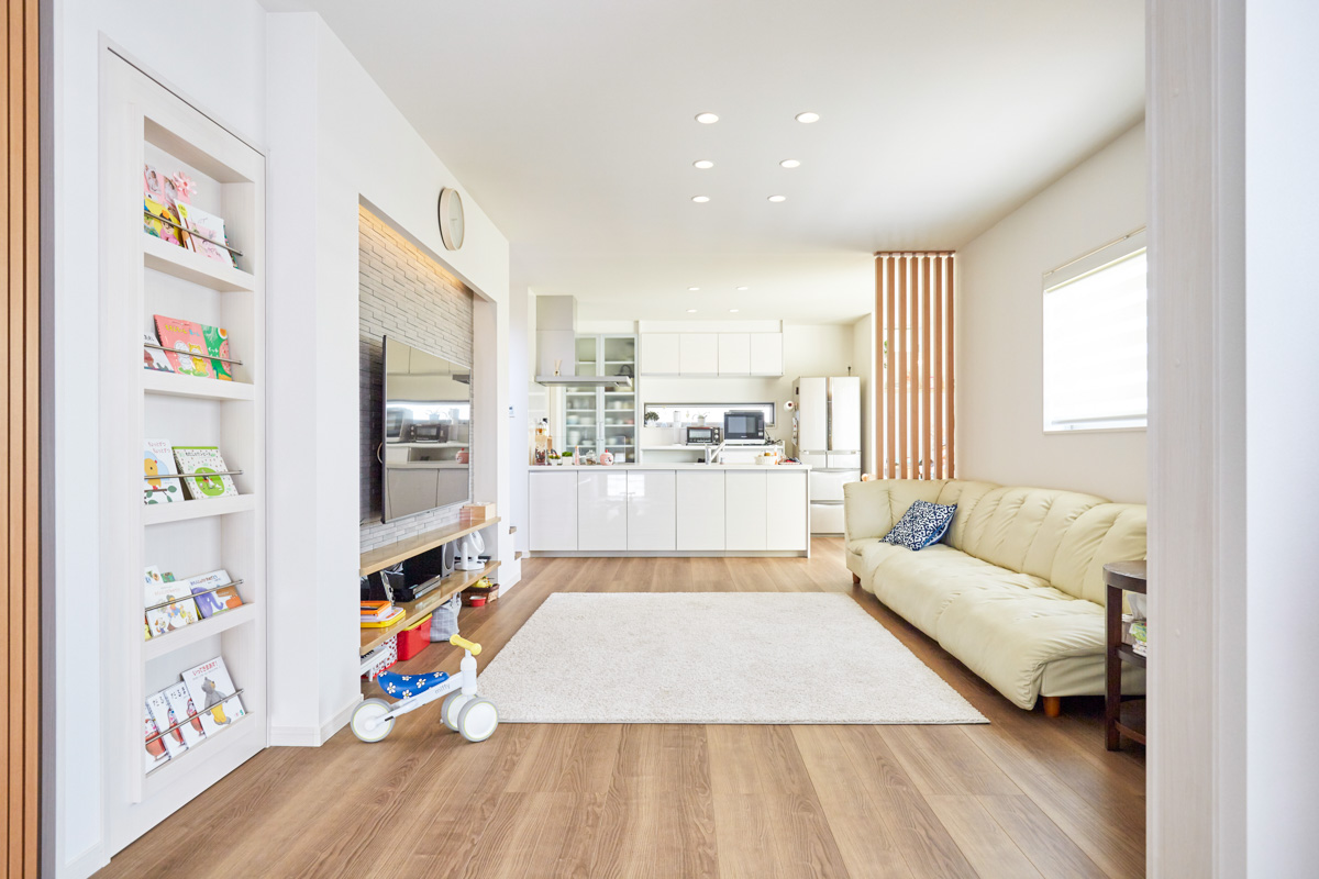 インナーガレージのある家