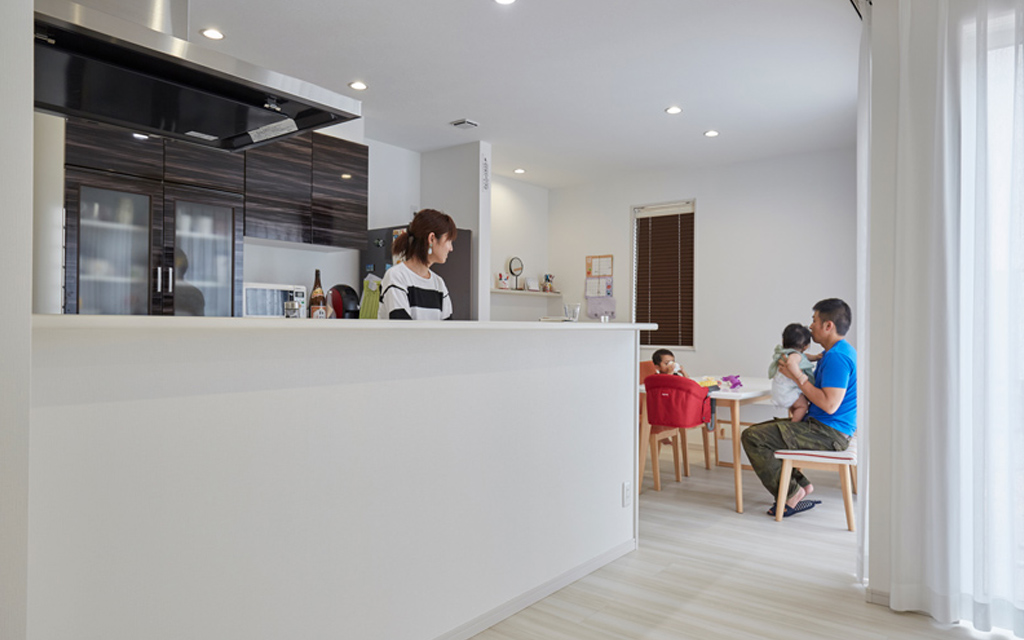 開放感溢れるスタイリッシュな家