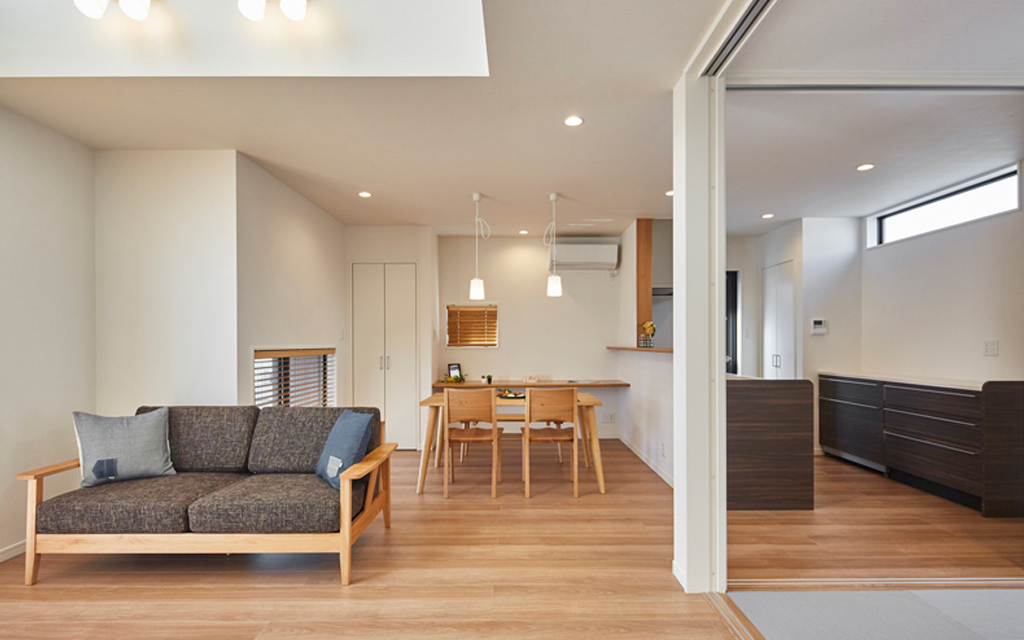 和風とモダンが調和した家