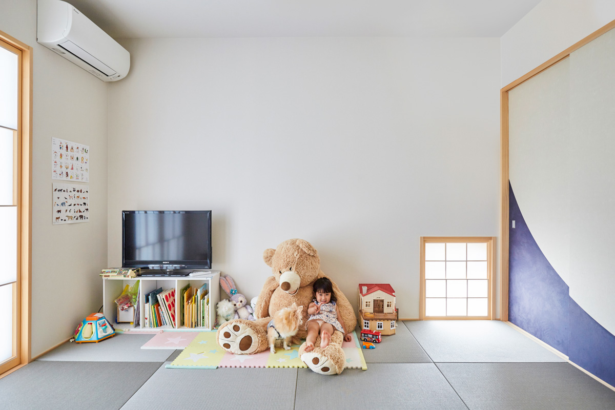 インナーガレージのある家