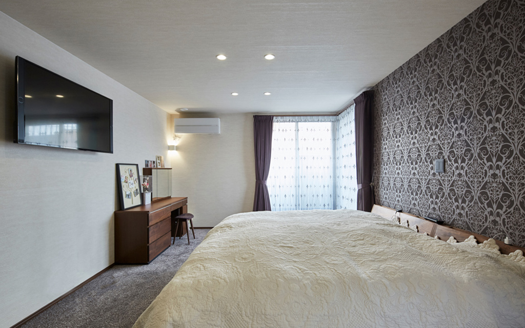 プライバシーを配慮した完全二世帯住宅