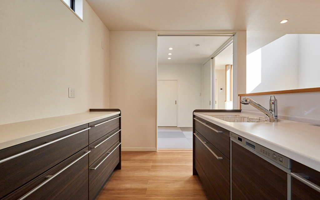 和風とモダンが調和した家