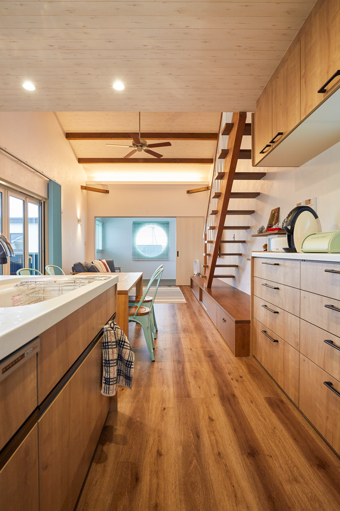 家族団欒とインナーガレージハウス