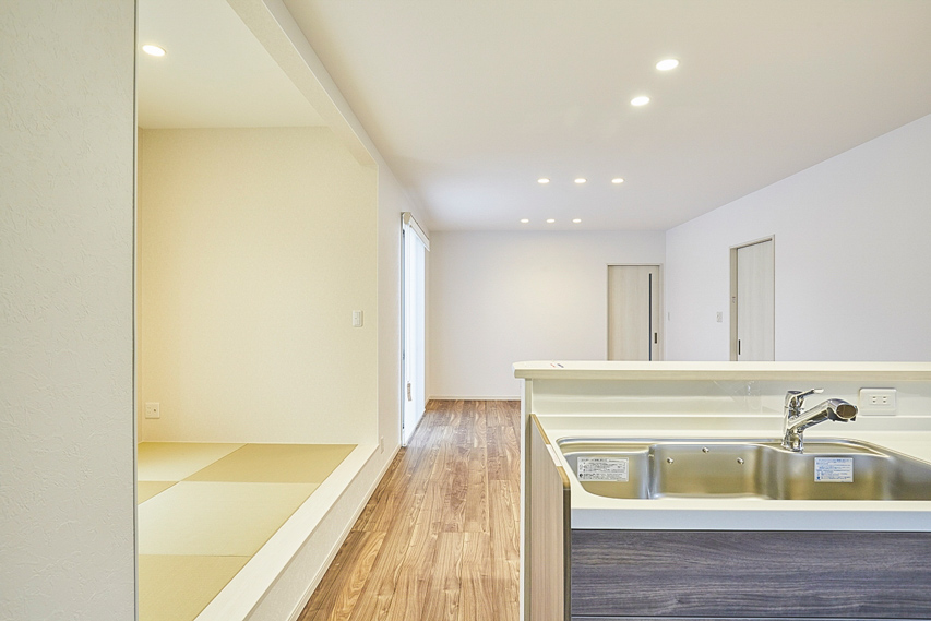 採光に優れたコの字型の家