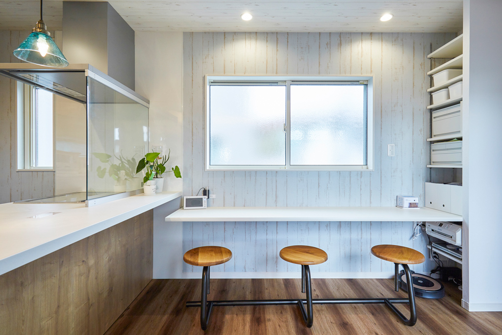 家族団欒とインナーガレージハウス