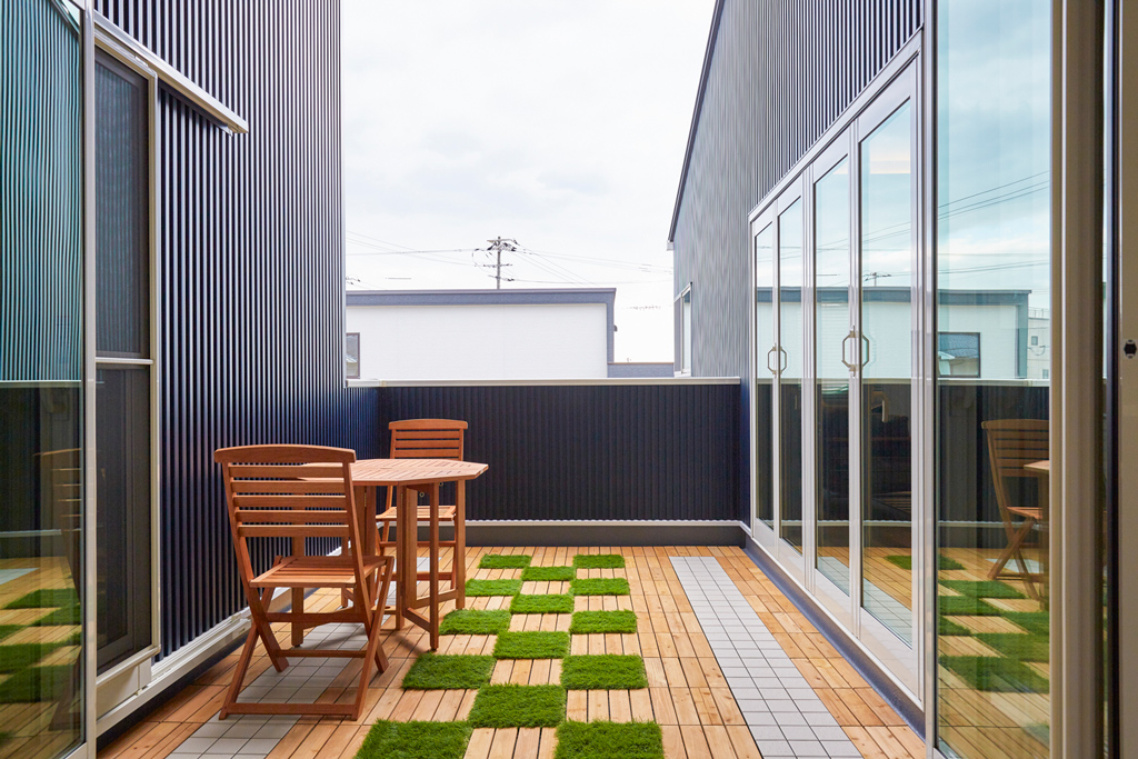 家族団欒とインナーガレージハウス