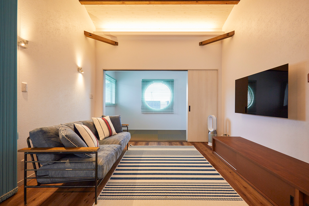 家族団欒とインナーガレージハウス