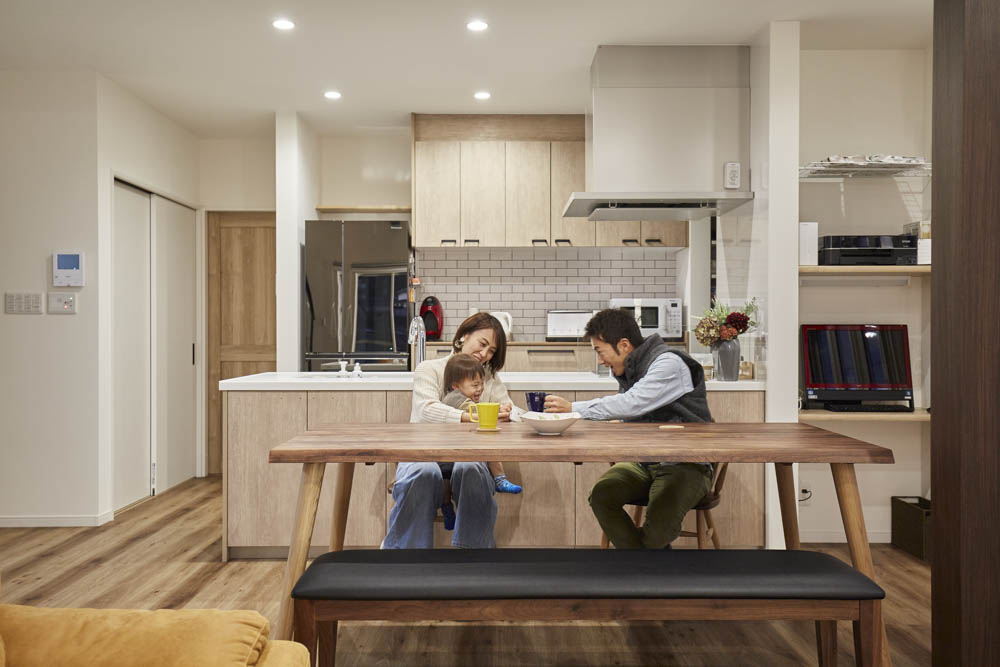 家事同線と多収納にこだわったおしゃれな家