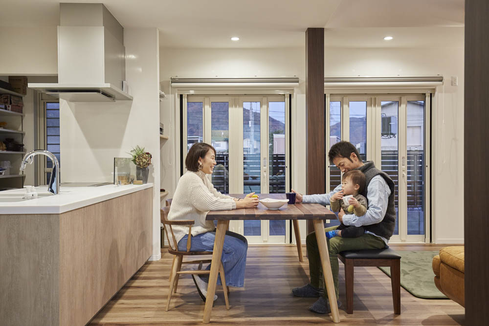 家事同線と多収納にこだわったおしゃれな家