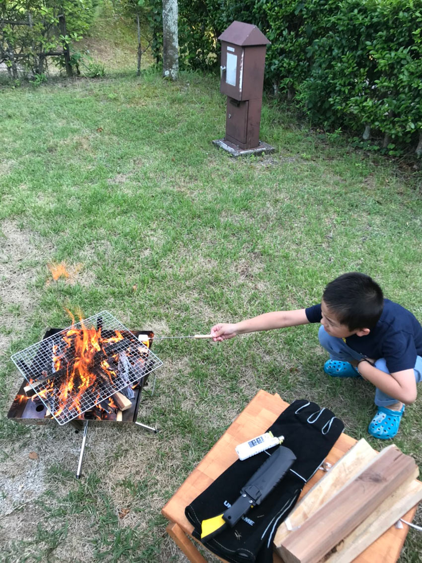 キャンプ 子どもと一緒