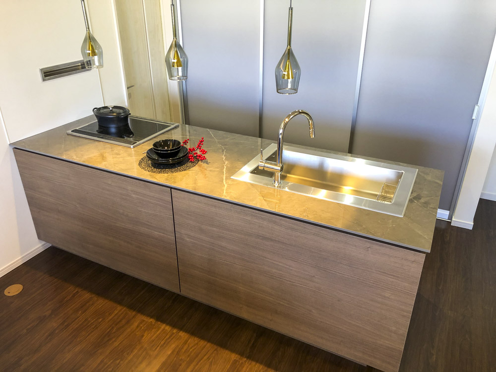 ひのき住宅　オリジナルキッチン