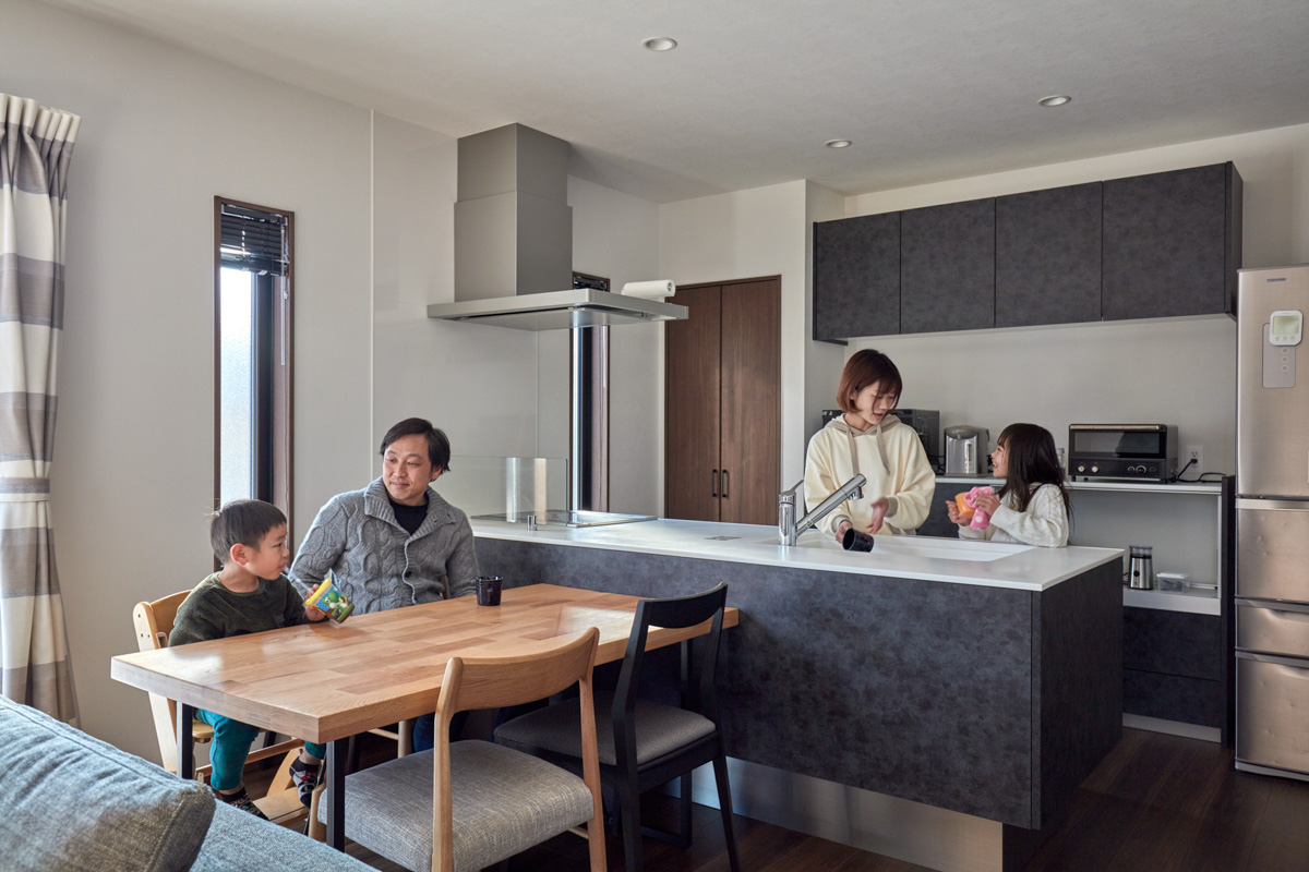 使いやすい家事動線の家