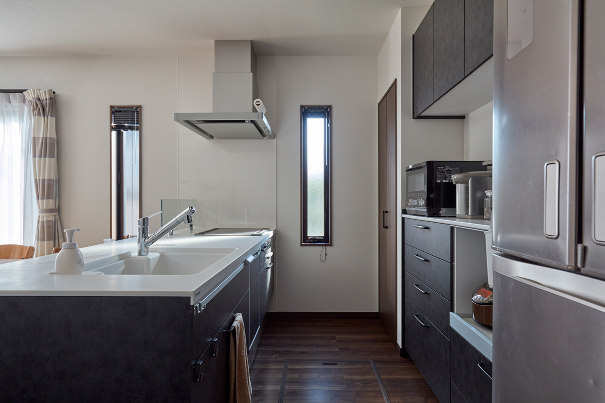 使いやすい家事動線の家