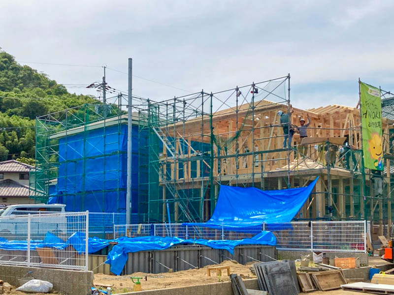 鴨方 建売工事開始！