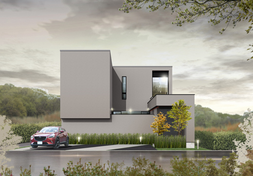 実物大のモデルハウス