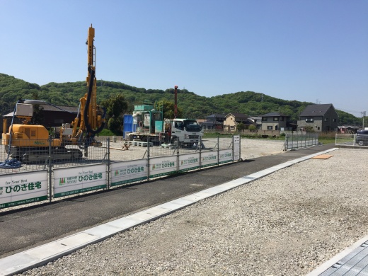 新築店舗工事中