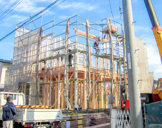 上棟おめでとうございます。