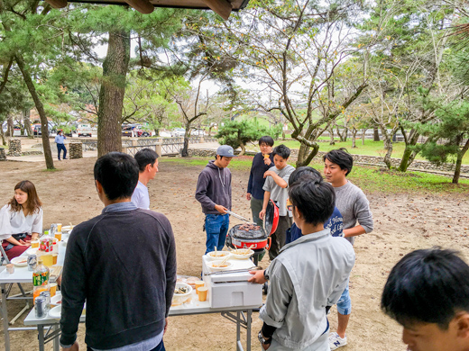 ひのきBBQ in 酒津公園