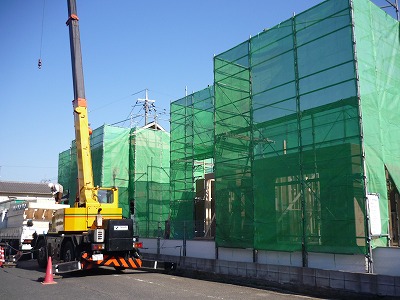 東塚モデル上棟