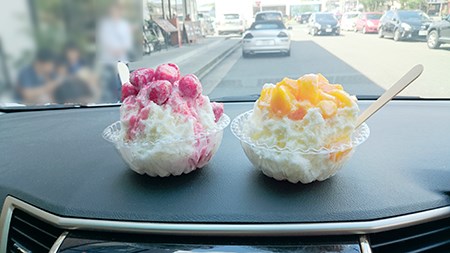 暑くなってきたのでかき氷を食べてきました。