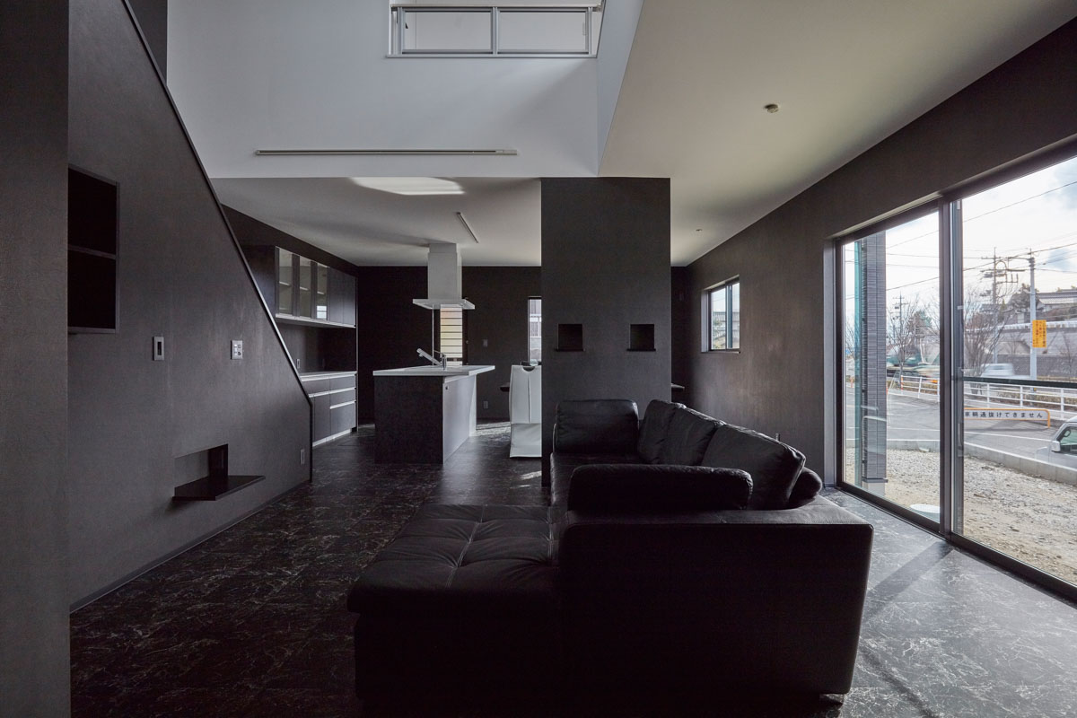 ご主人拘りの地下室のある家