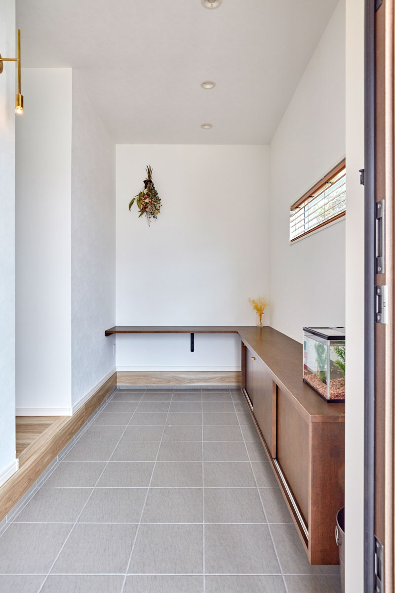 こだわりの水まわりと広々過ごす家