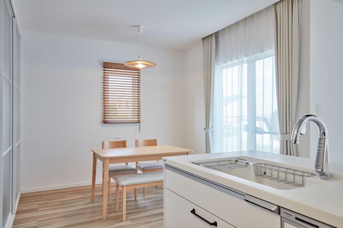 こだわりの水まわりと広々過ごす家