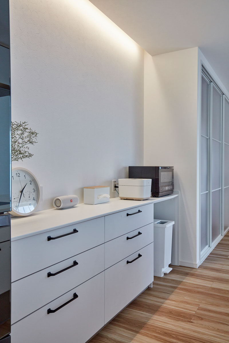 こだわりの水まわりと広々過ごす家