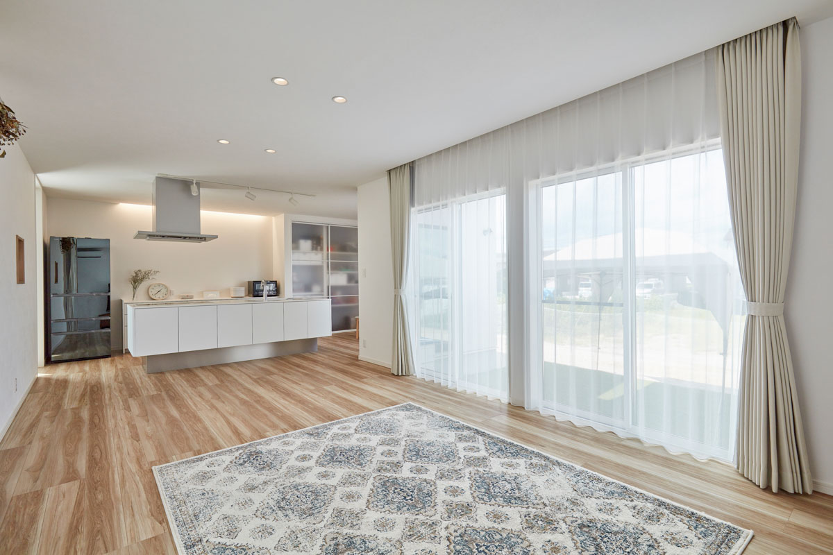 こだわりの水まわりと広々過ごす家