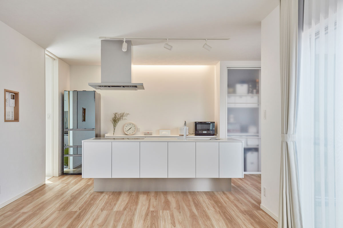 こだわりの水まわりと広々過ごす家