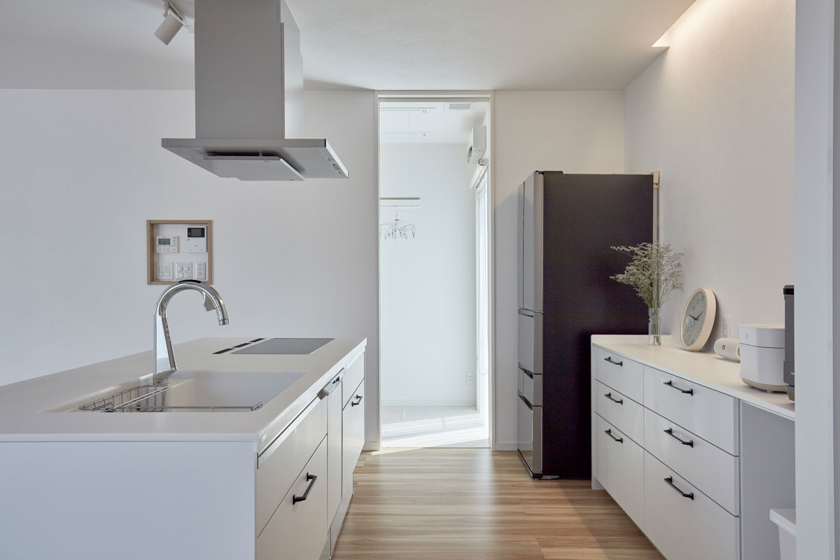 こだわりの水まわりと広々過ごす家