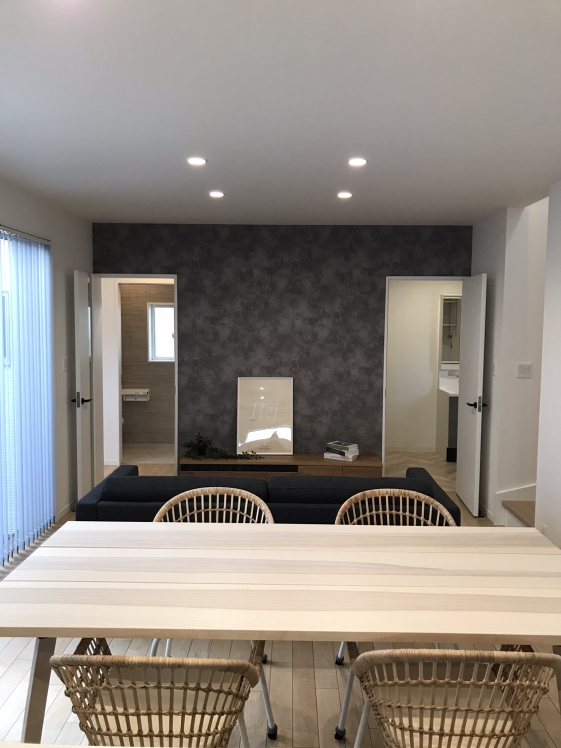 粒江モデルハウス家具設置