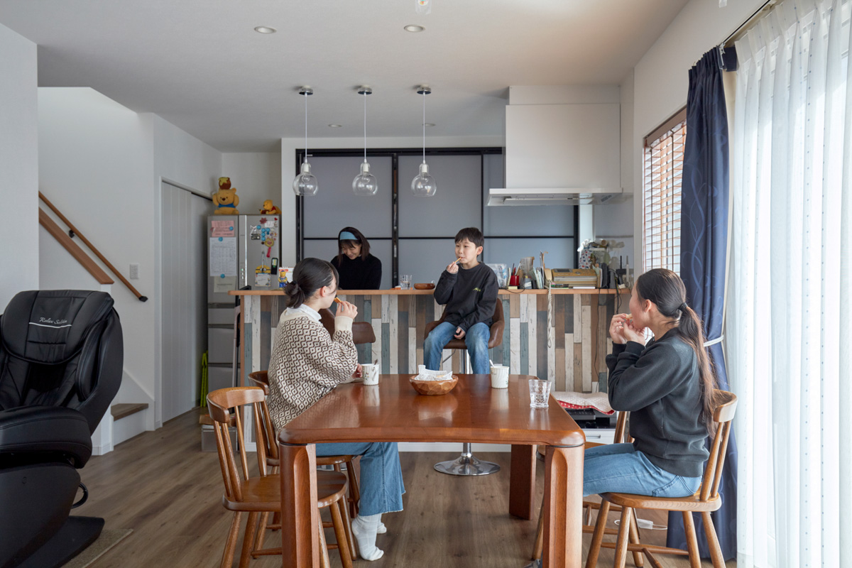 薪ストーブのある拘り満載の家