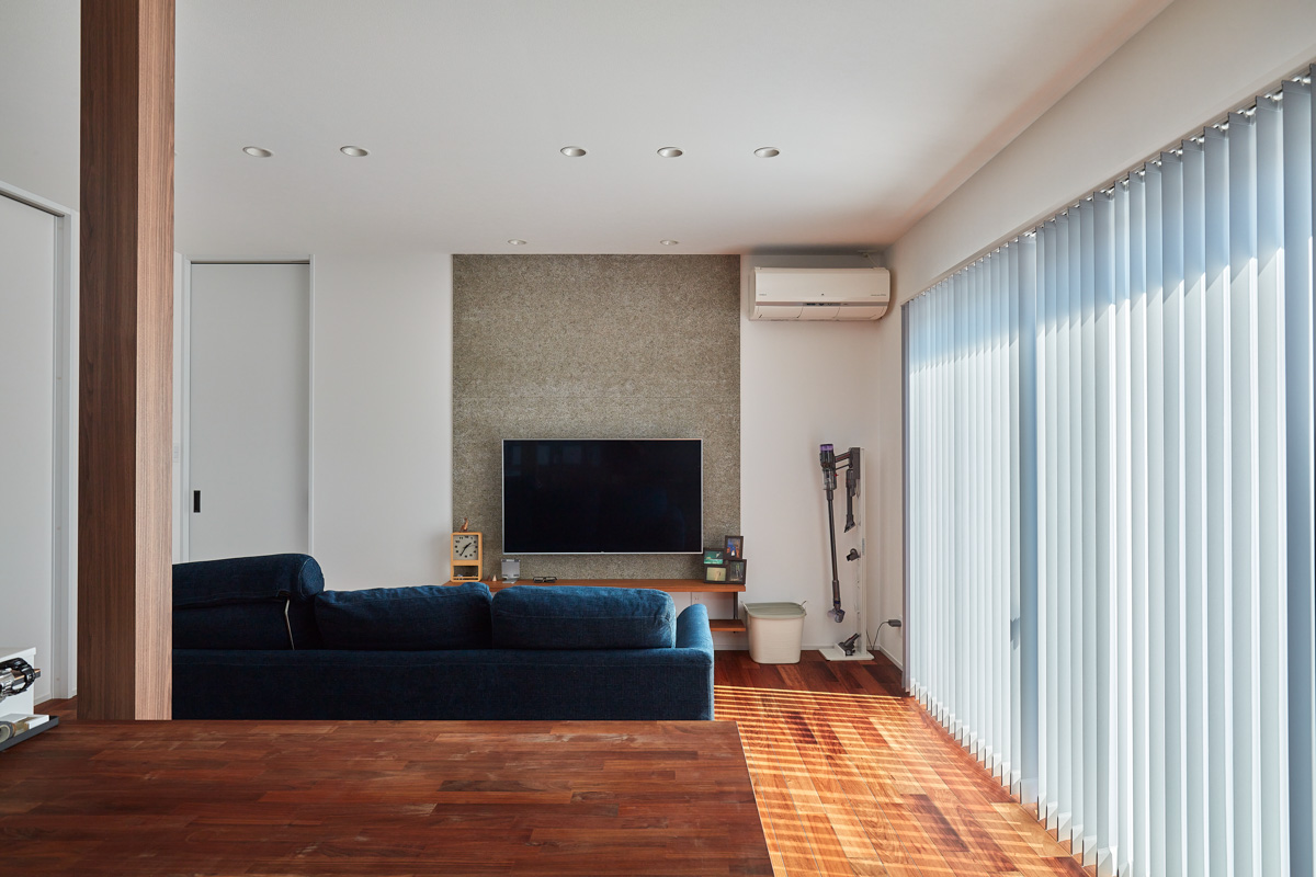 シンプルで生活動線を重視した家