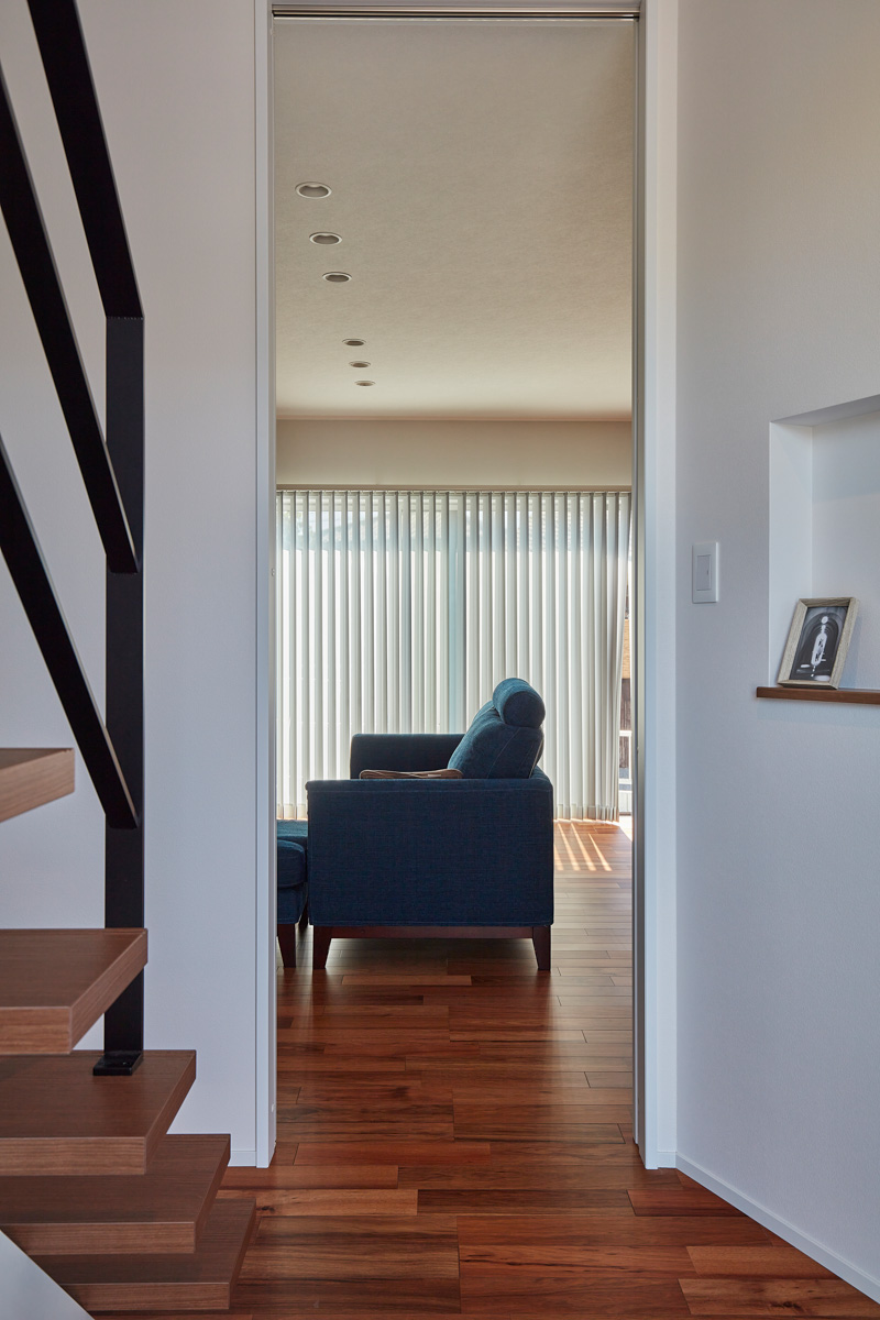 シンプルで生活動線を重視した家