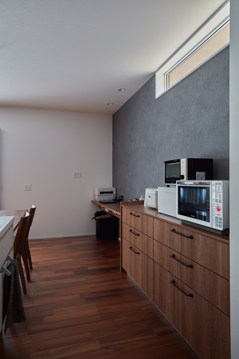 シンプルで生活動線を重視した家