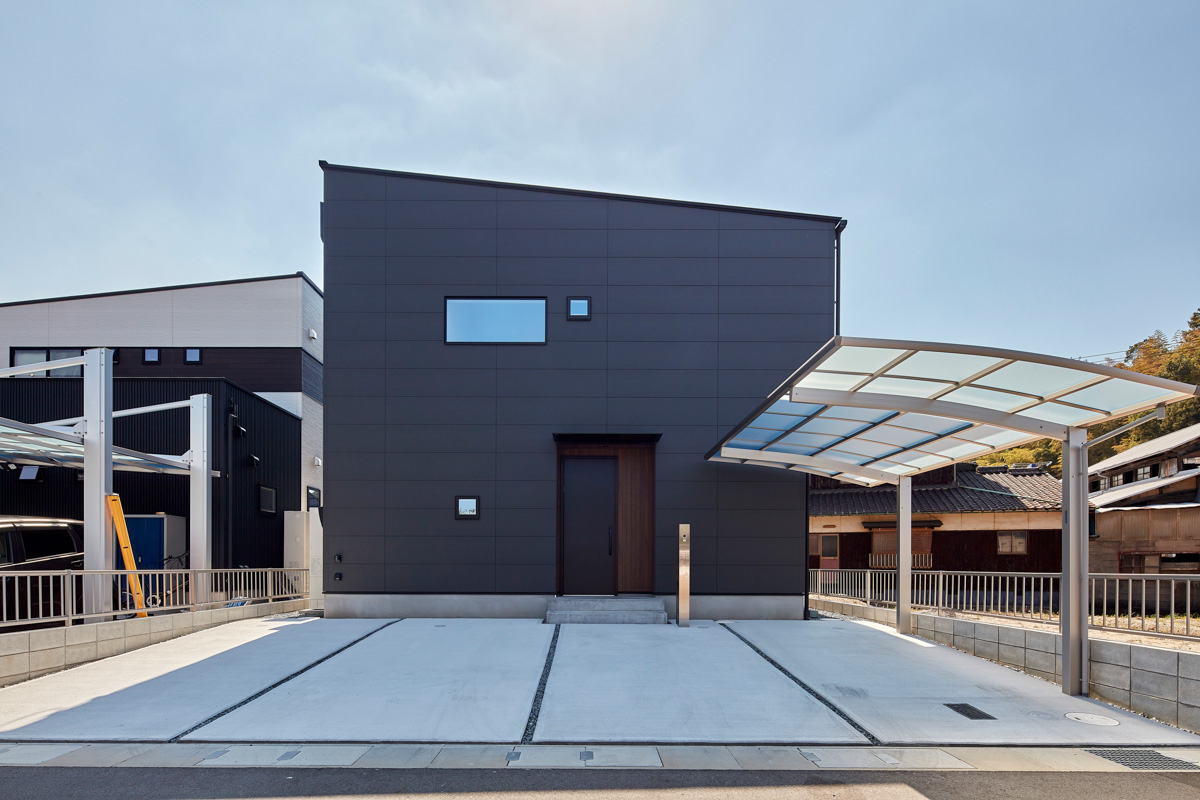 シンプルで生活動線を重視した家