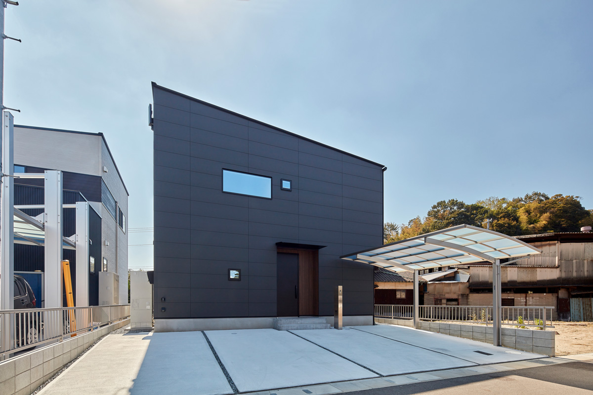 シンプルで生活動線を重視した家