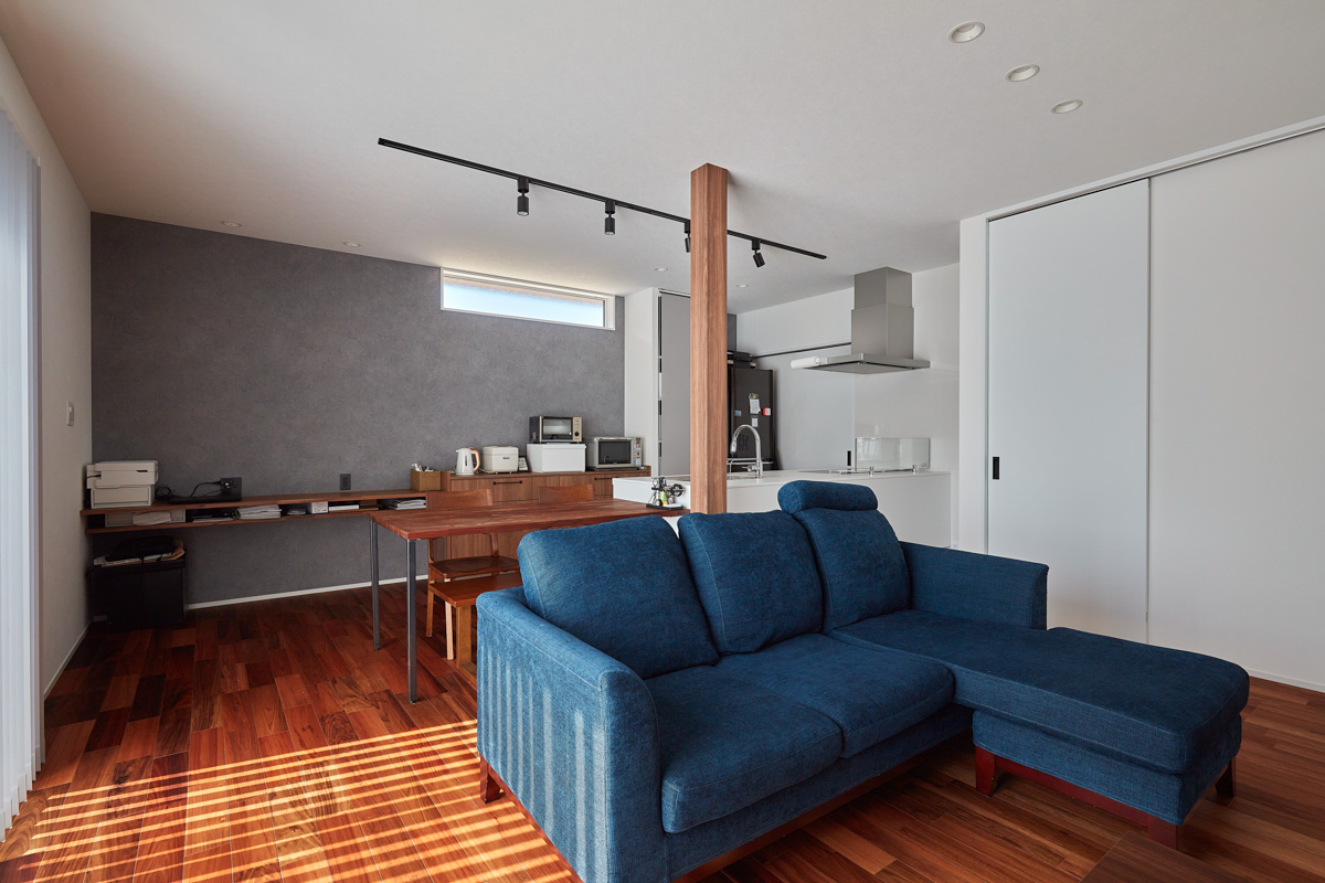 シンプルで生活動線を重視した家