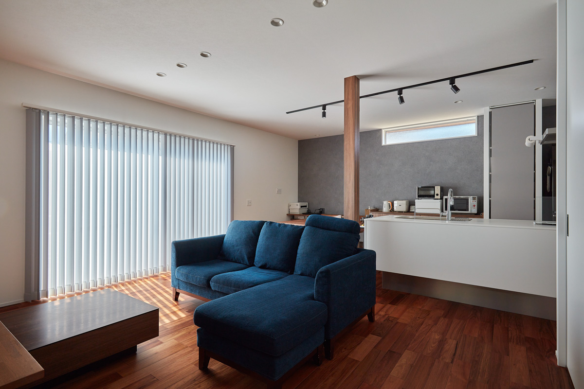 シンプルで生活動線を重視した家