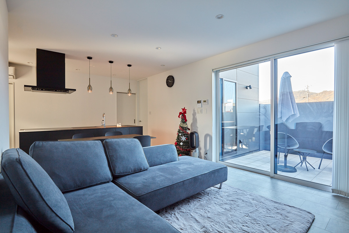 コートヤードのある家